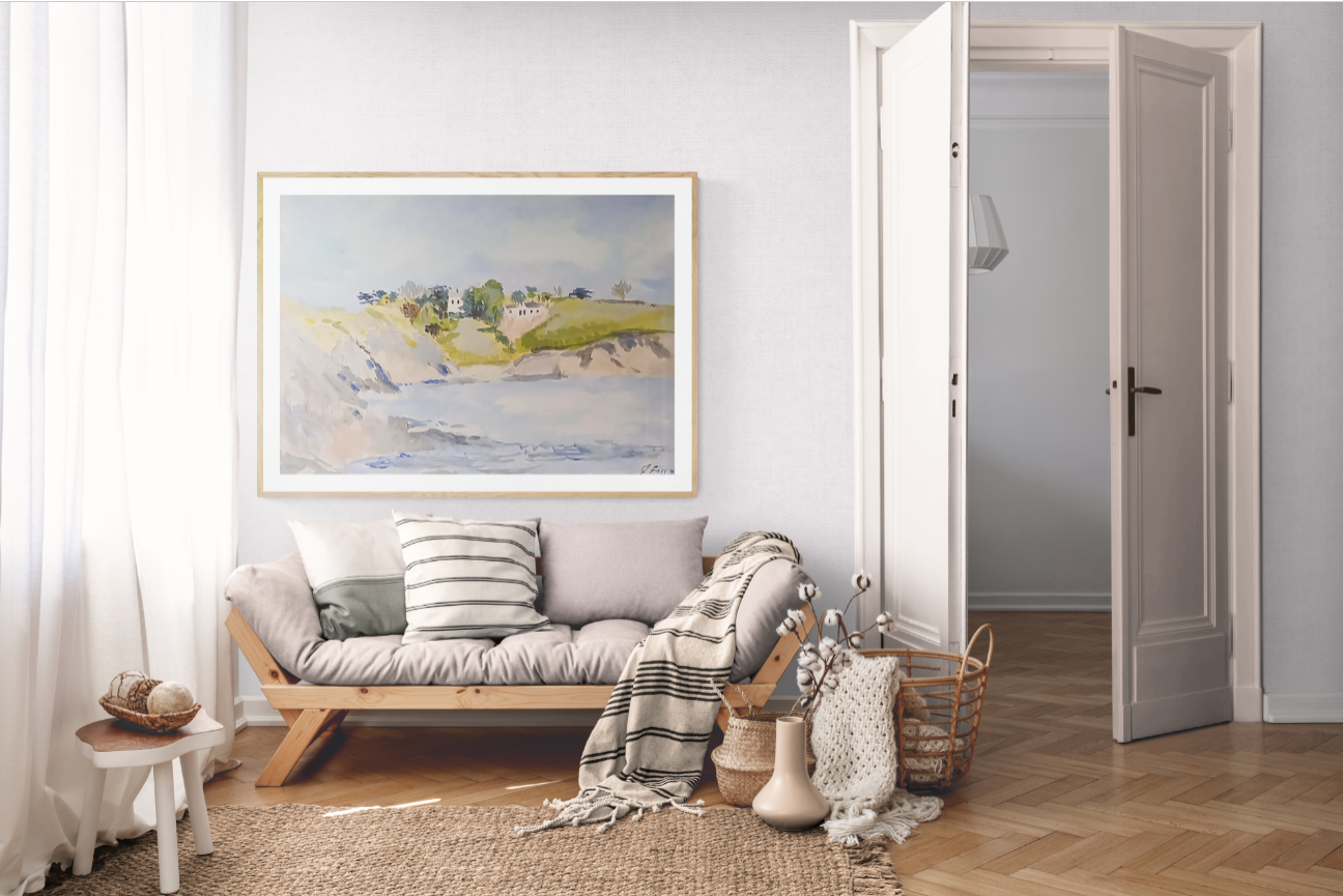 The View from Portscatho Print