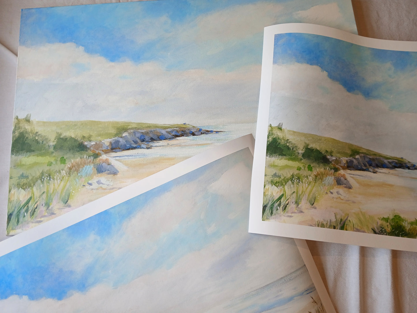 Porthcurnick Beach Print