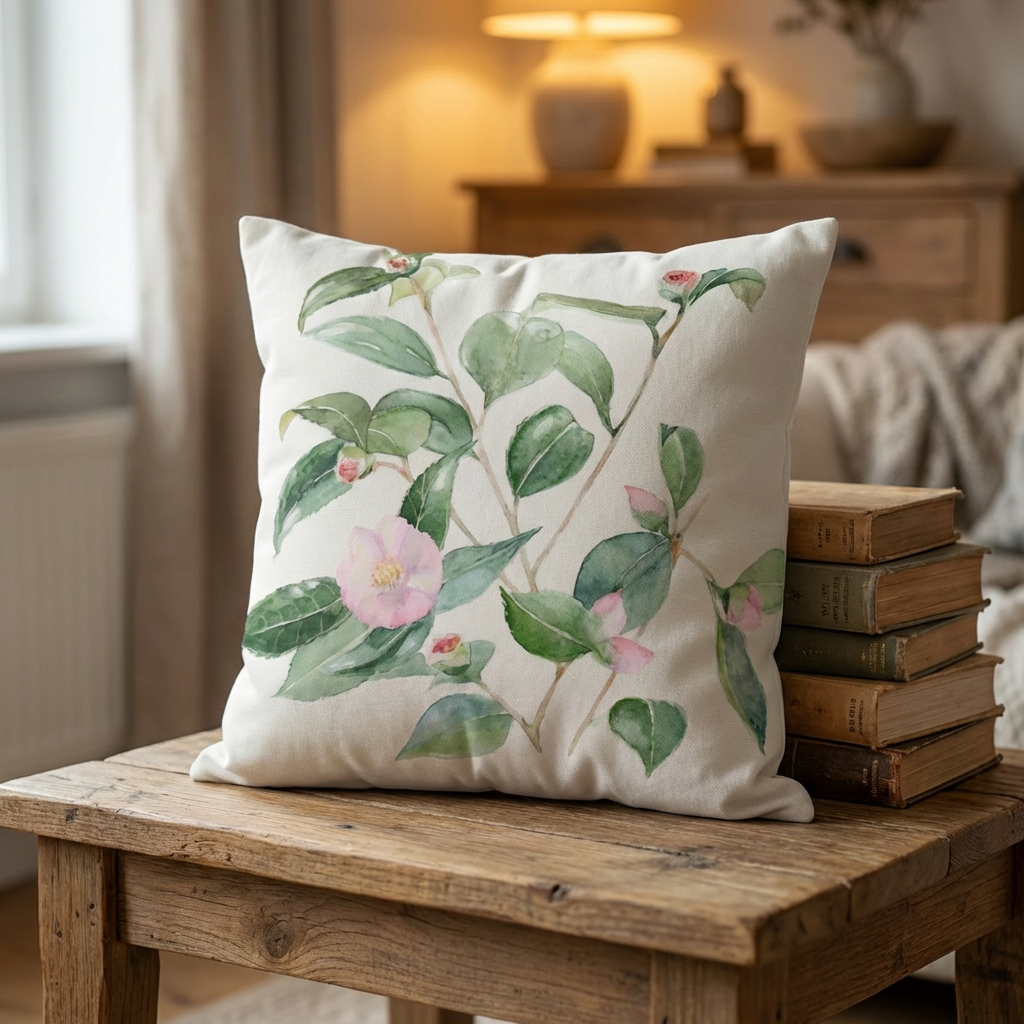 Camelia Cushion