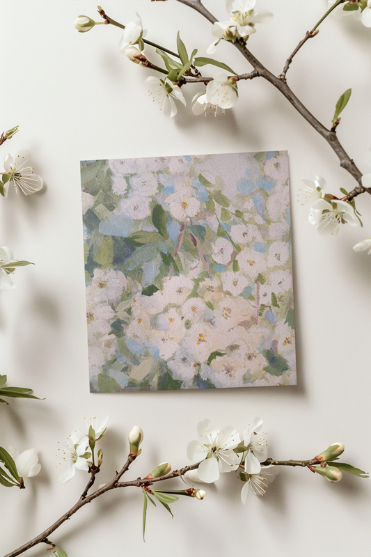 White Roses Card